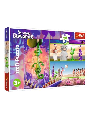 TREFL 14374 Dėlionė 24 MAXI Smurfų diena