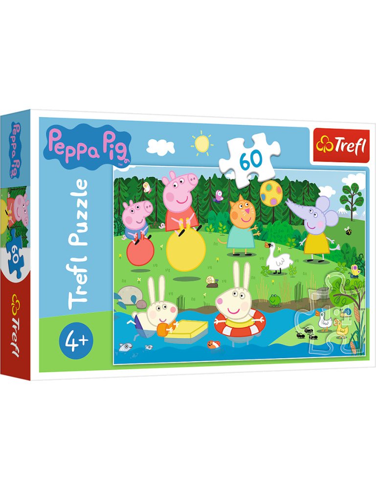 TREFL 17326 Dėlionė 60 el. Atostogų linksmybės Peppa Pig