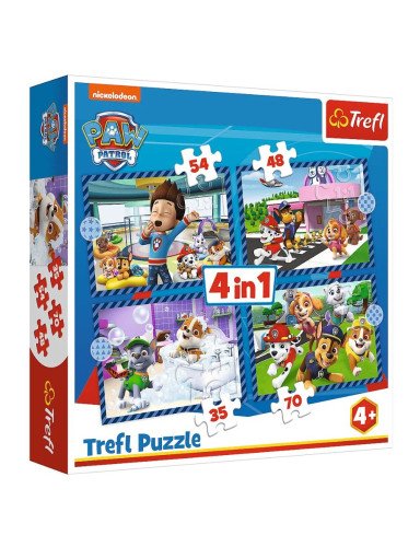 TREFL 34650 4in1 dėlionės šunims