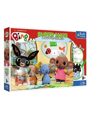 TREFL 41003 Dėlionė 24 SUPER MAXI Bing su draugais