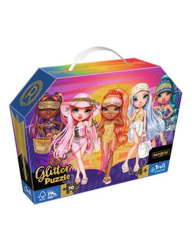 TREFL 53020 Dėlionė 70 blizgučių bagažinėje - Blizgučių lėlės *