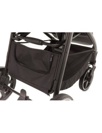 4 BABY vežimėlis STINGER PRO MELANGE GREY-Sportiniai vežimėliai-Vežimėliai ir nešioklės