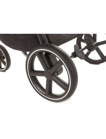 4 BABY vežimėlis STINGER PRO MELANGE GREY-Sportiniai vežimėliai-Vežimėliai ir nešioklės