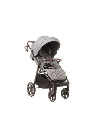 4 BABY vežimėlis STINGER PRO MELANGE GREY-Sportiniai vežimėliai-Vežimėliai ir nešioklės
