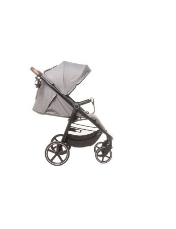4 BABY vežimėlis STINGER PRO MELANGE GREY-Sportiniai vežimėliai-Vežimėliai ir nešioklės