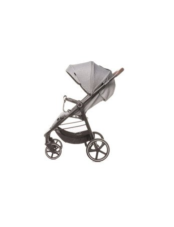 4 BABY vežimėlis STINGER PRO MELANGE GREY-Sportiniai vežimėliai-Vežimėliai ir nešioklės