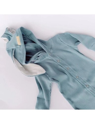 BABY 01500 Pižamas su gobtuvu Harmony Blue 56/62