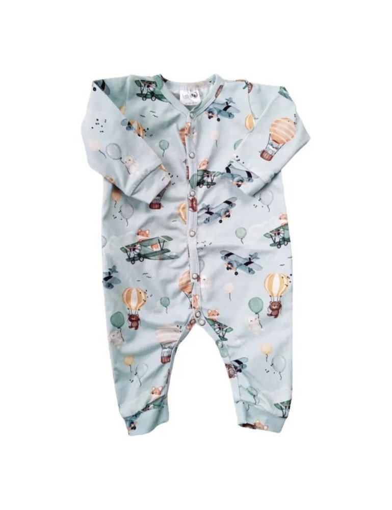 BABY 01593 Kūdikių pižama ilgomis rankovėmis Lėktuvai 68/74