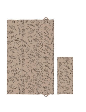 CEBA 305-000-733 Sulankstomas 60x40 Basic Flowers* persirengimo kilimėlis-Vystymo lentos ir paklotai-Baldai ir kiti prietaisai